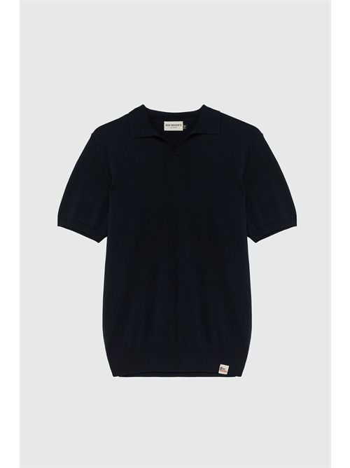Polo in crepe tinta unita. ROY ROGERS | P25RRU185CL91XXXX/C0048